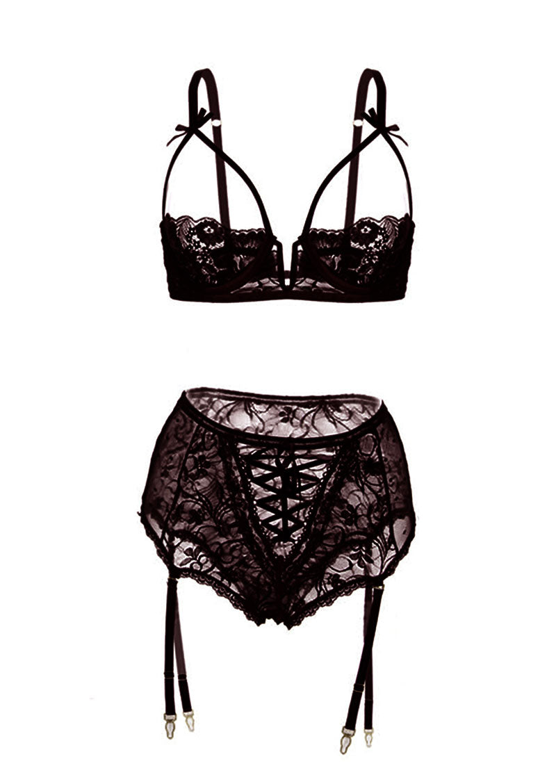 Plus Size Sexy Lingerie Lace Set