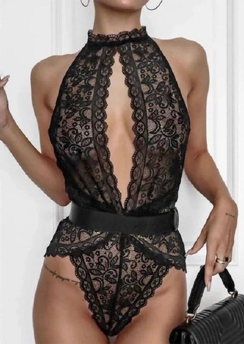 The V-Lace Bodysuit