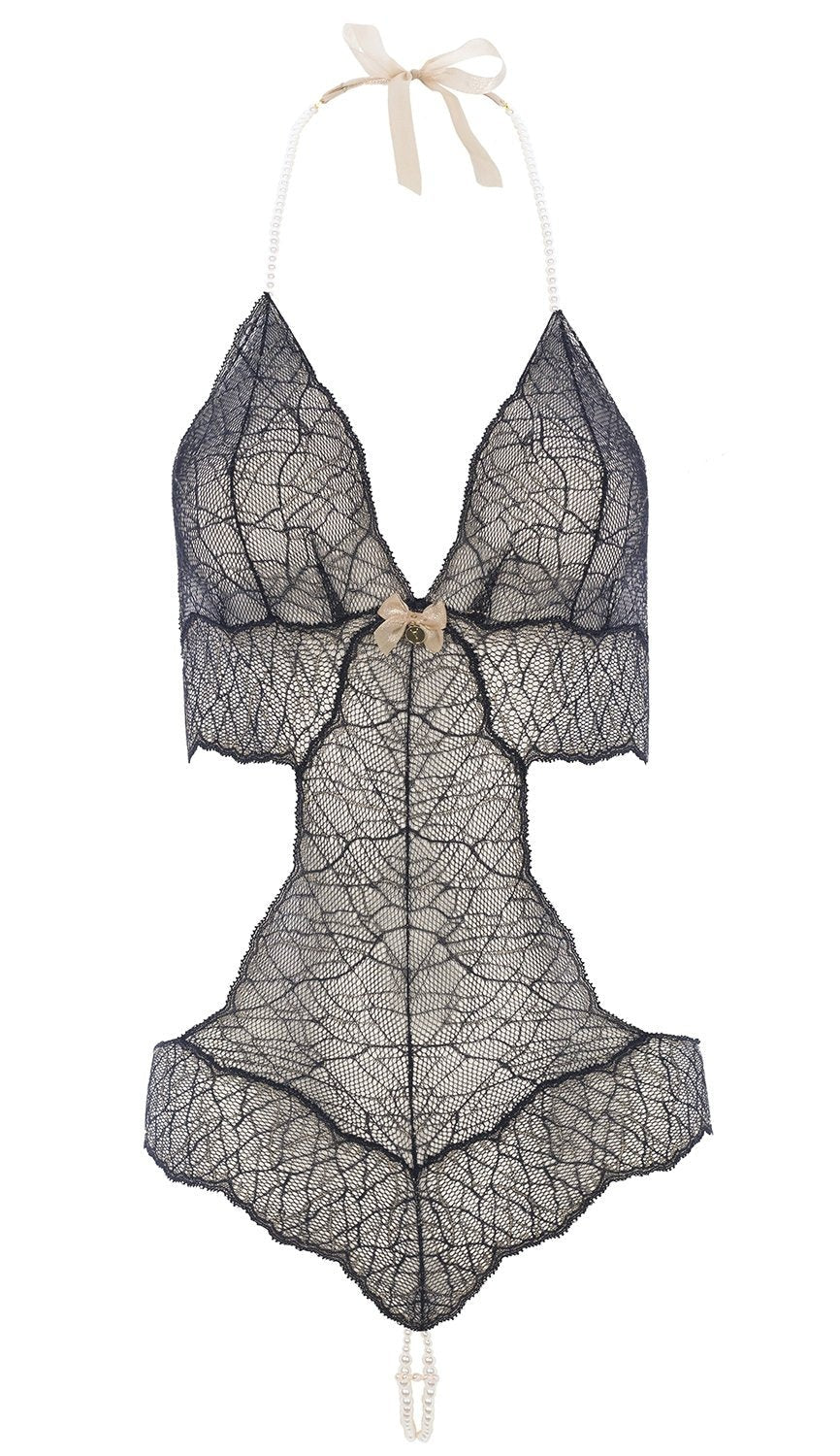 Sydney Body Double Pearl Thong Bodysuit