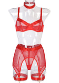 Mesh & Metal Lingerie Set