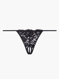 CROTCHLESS STRING OF PEARLS THONG