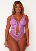 Mila Bodysuit: Amethyst Orchid