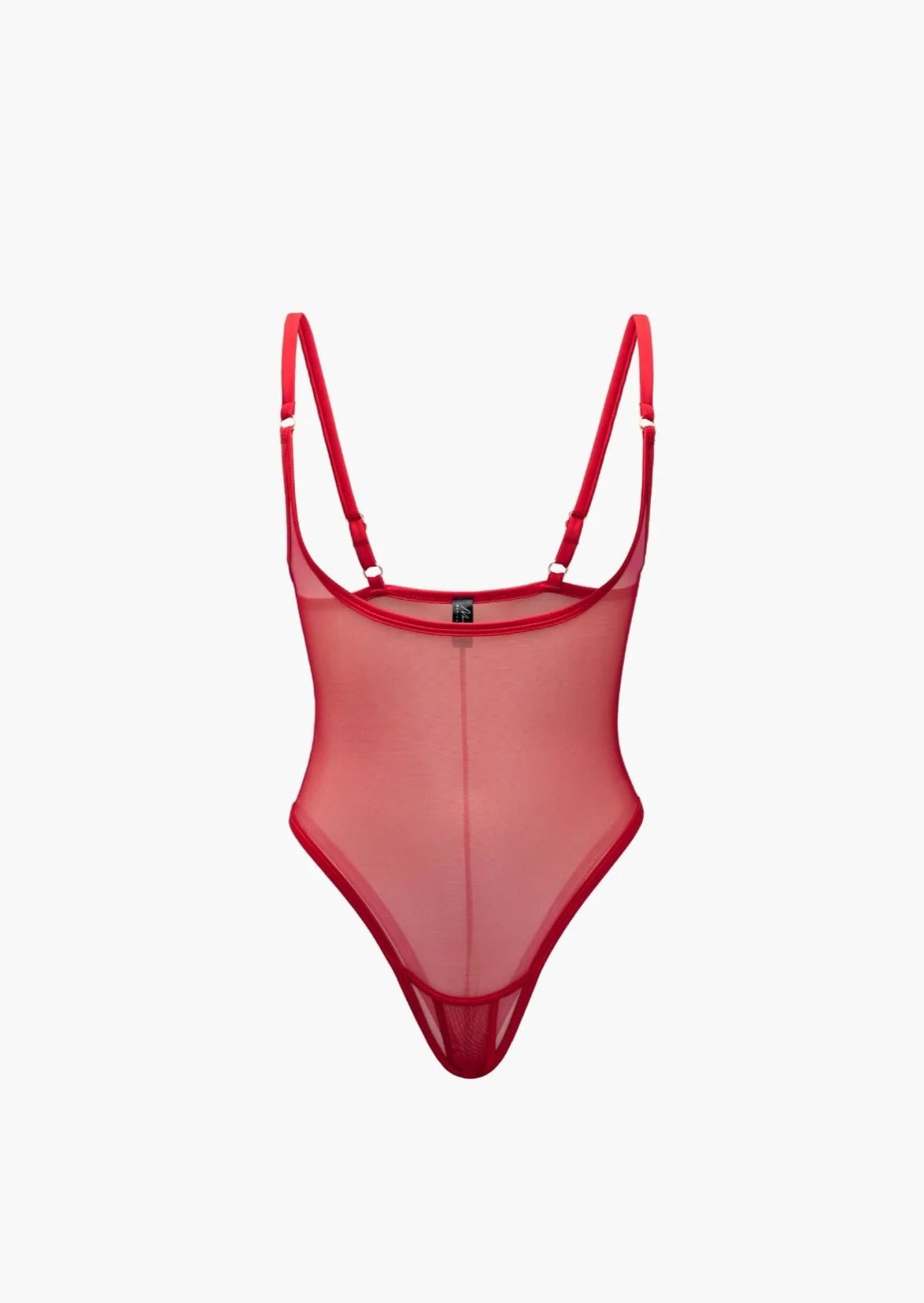 Rose Crotchless Bodysuit & Bra